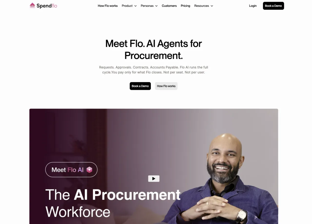 Spendflo AI-native intake-to-pay procurement platform